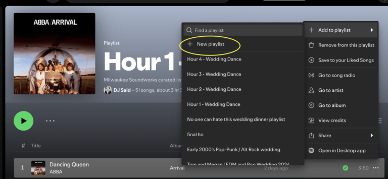 Playlist Hour Timing is Everything: How to build your Wedding Dance Party Playlist ...